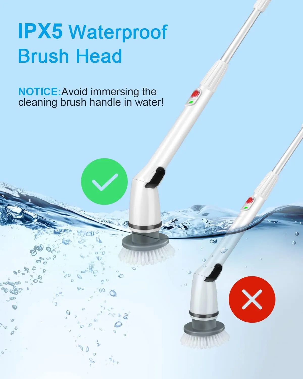 Cordless Electric Spin Scrubber