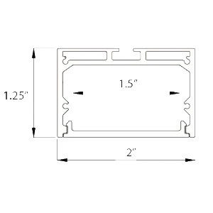 Core ALP160 Suspended/Surface Mount Designer LED Profile - 48 Inches