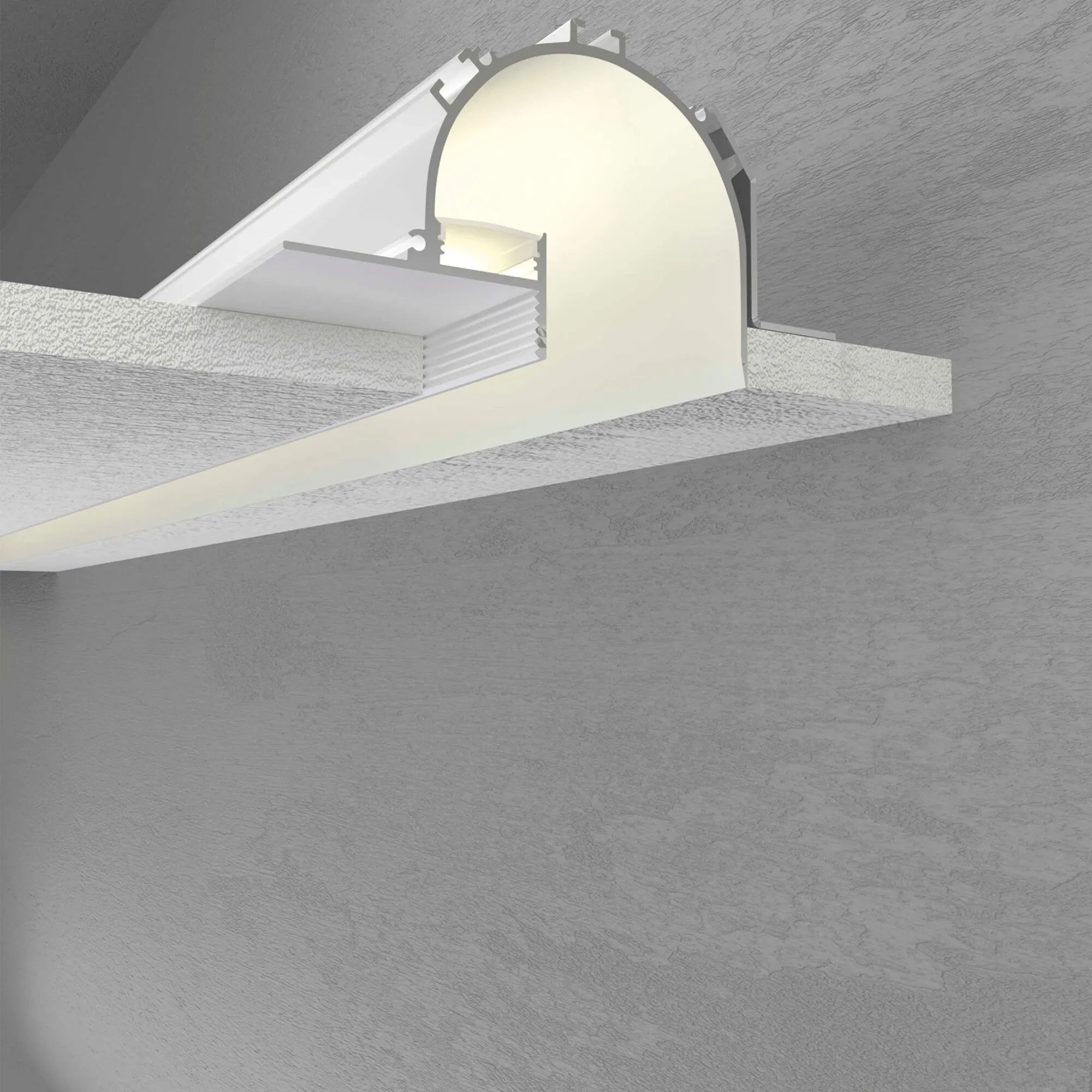 Cove Tunnel Indirect LED Lighting Channel ~ Model Caracas