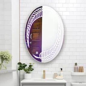 Decorative LED Mirror with Touch Sensor Lights, Wall Mounted, Full Length, for Home