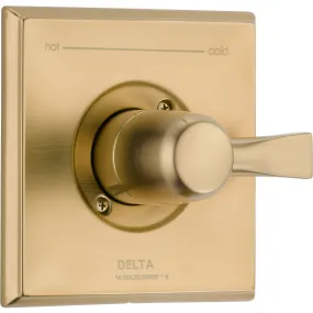 Delta Dryden Champagne Bronze Single Handle Shower Control Includes Valve D050V