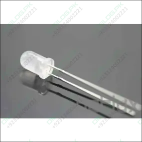 Diffused White Led 5mm In Oval Shape