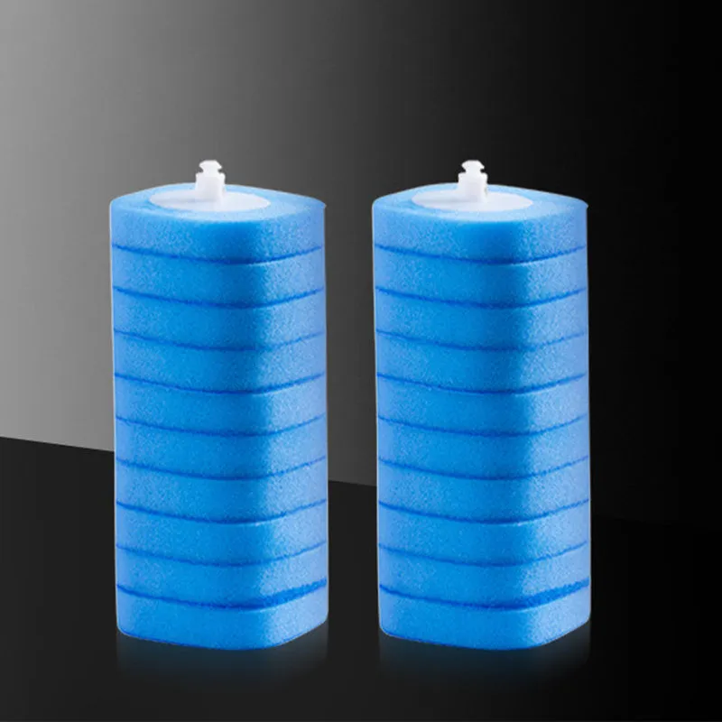 Disposable Household Long Handle Toilet Cleaning Brush Sponge Set