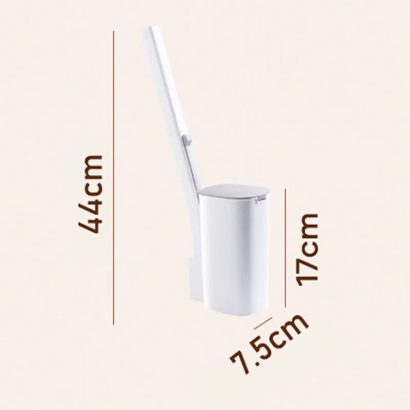 Disposable Household Long Handle Toilet Cleaning Brush Sponge Set