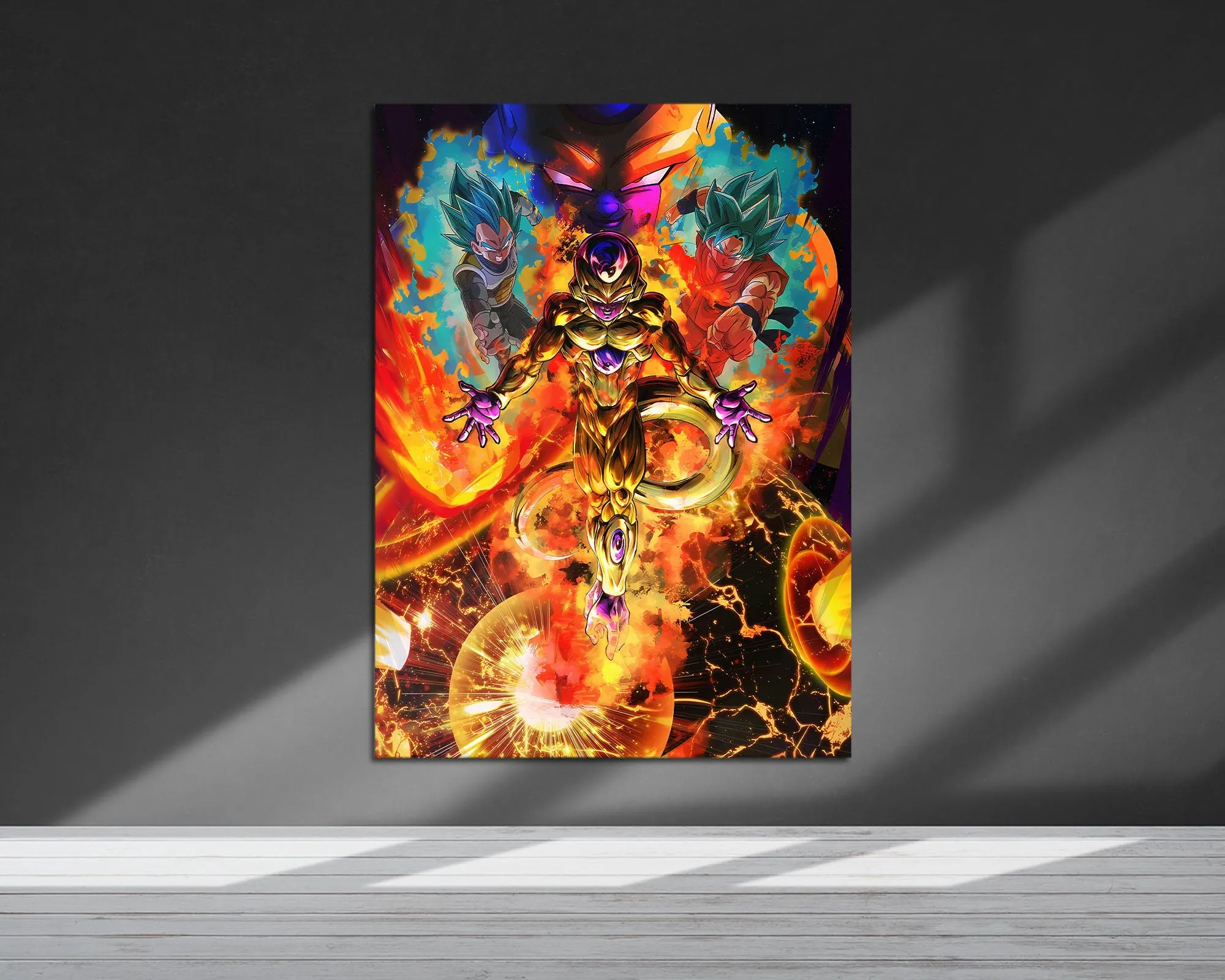 Dragon Ball Golden Frieza Metal Poster