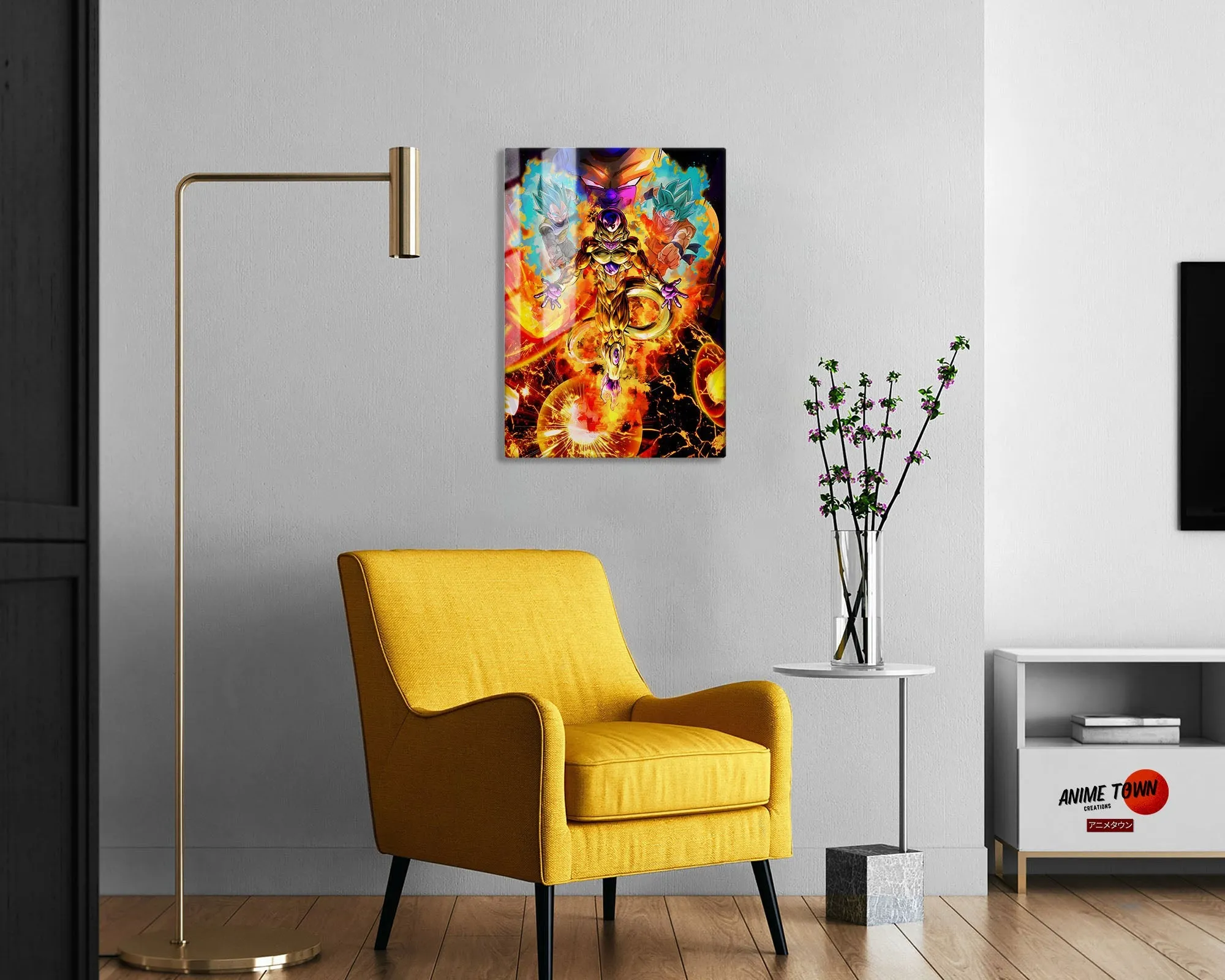 Dragon Ball Golden Frieza Metal Poster