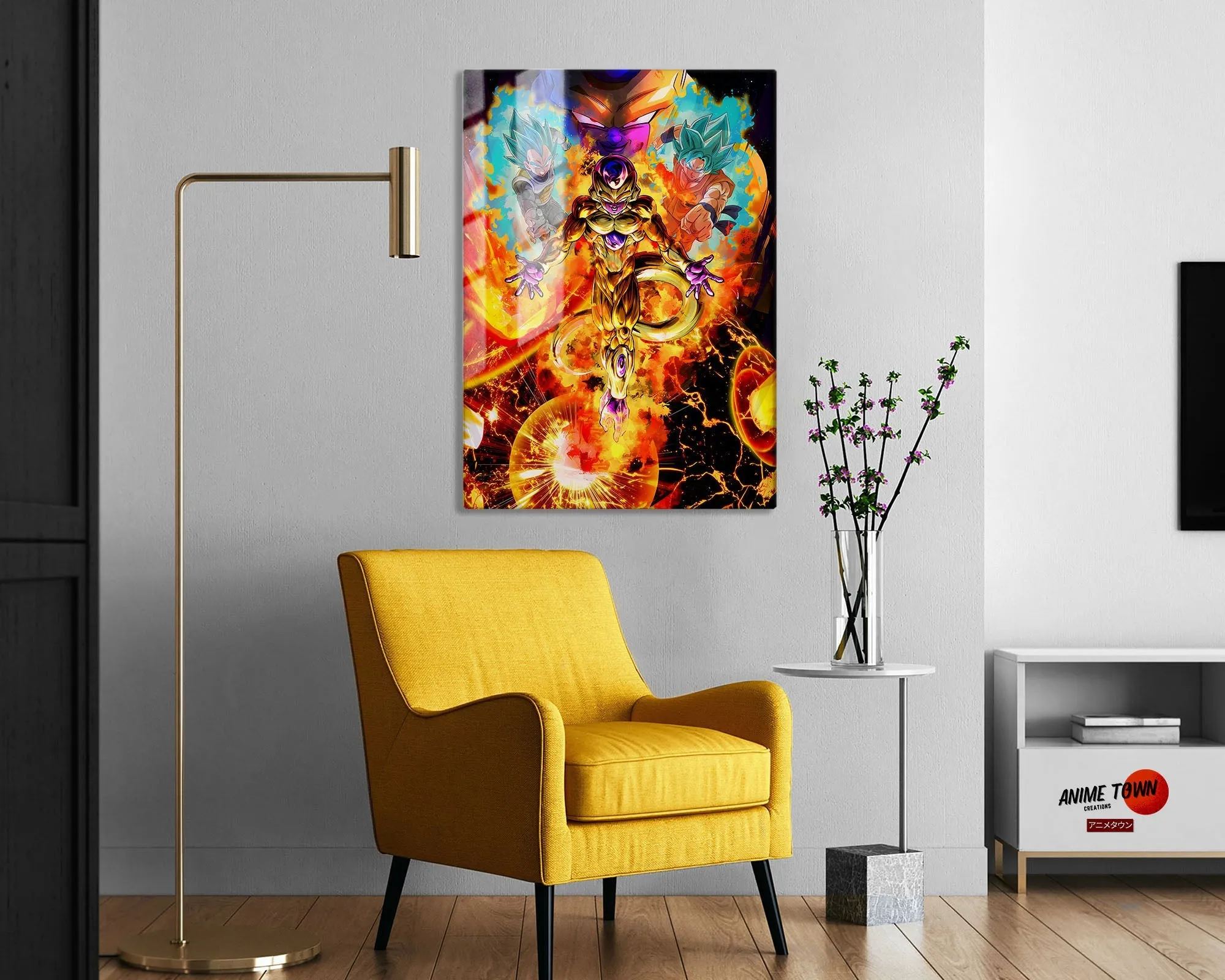 Dragon Ball Golden Frieza Metal Poster