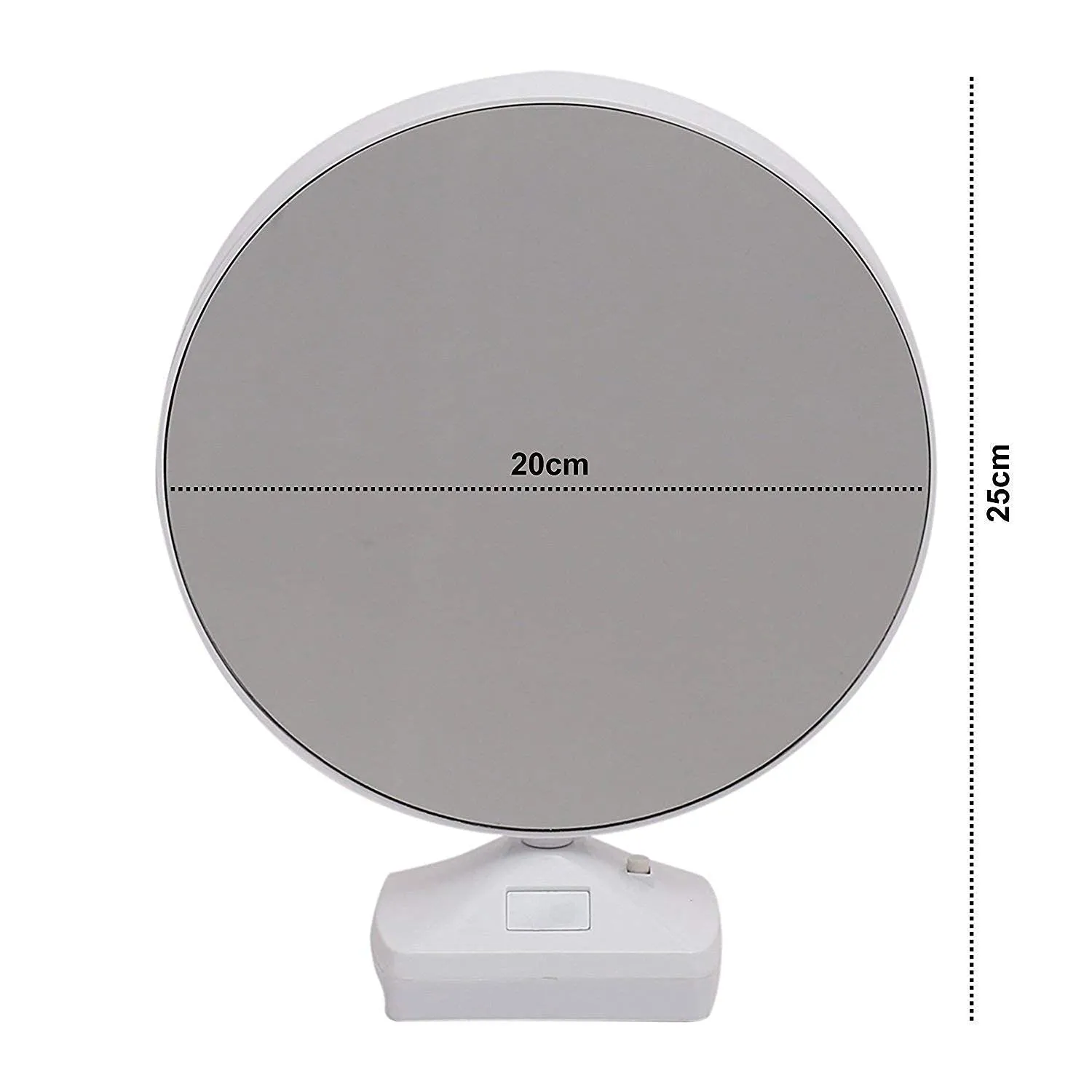 Dweezhet Home Travel Vanity Make up Mirror fordable Led Light Round Make up Mirror