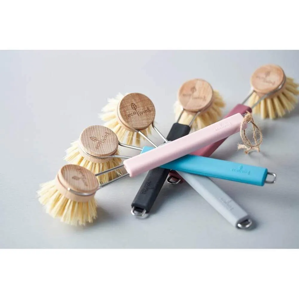 EcoLiving Dish Brush With Replaceable Plant Bristle Head