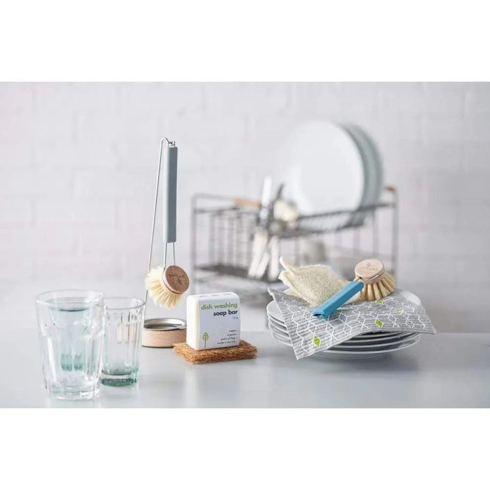 EcoLiving Dish Brush With Replaceable Plant Bristle Head