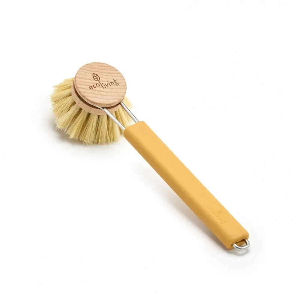 EcoLiving Dish Brush With Replaceable Plant Bristle Head