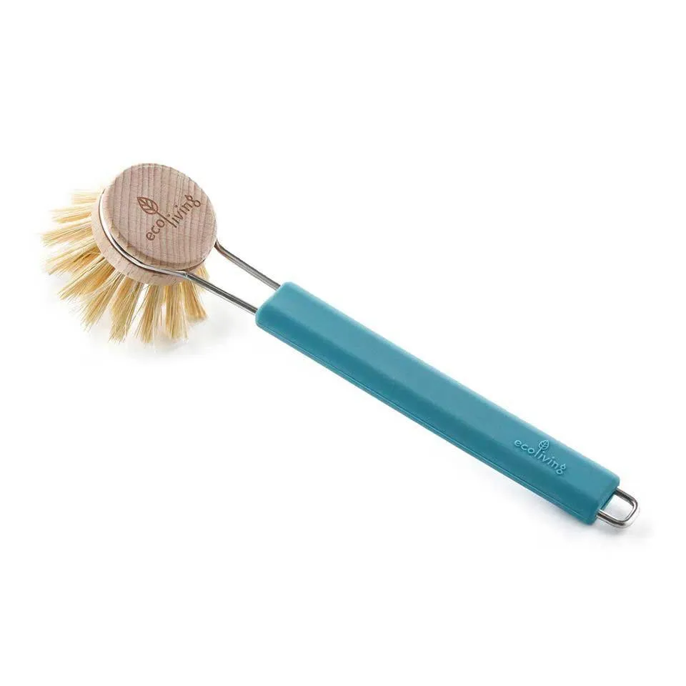 Ecoliving Dish Brush With Silicone Handle & Replaceable Brush Head