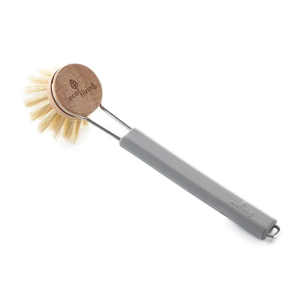 Ecoliving Dish Brush With Silicone Handle & Replaceable Brush Head