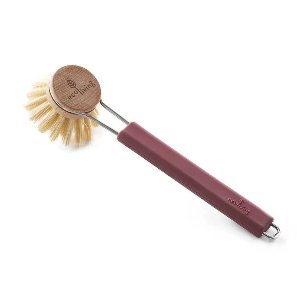 Ecoliving Dish Brush With Silicone Handle & Replaceable Brush Head