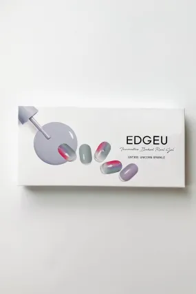 EDGEU Baked Gel Fingernail Stickers (Unicorn Sparkle)
