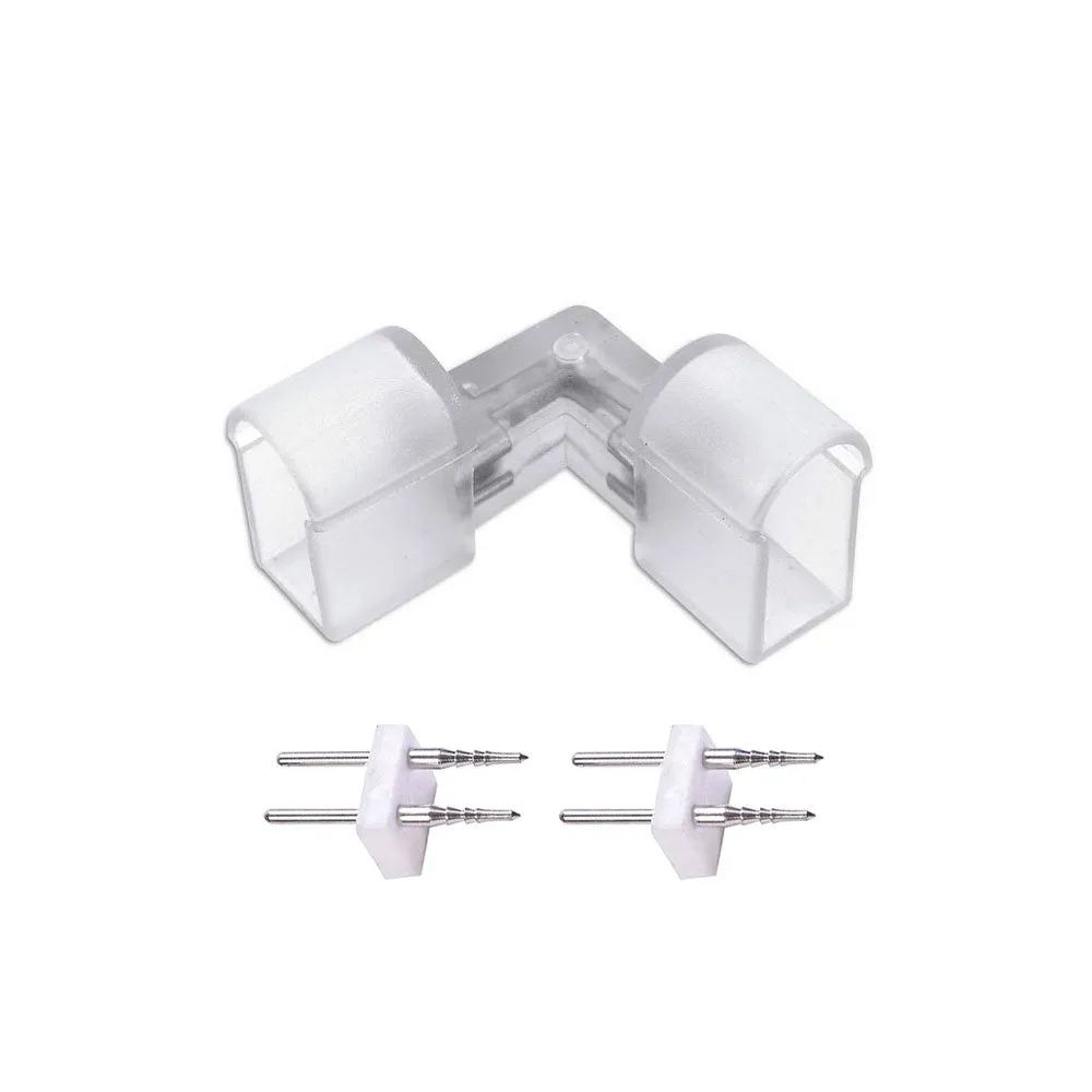 EL-FXN LED Single Color Flex Neon Vertical L Connector