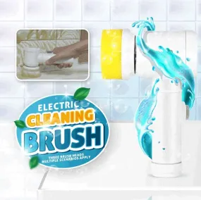 Electric Cleaning Brush With 3 Brush Heads