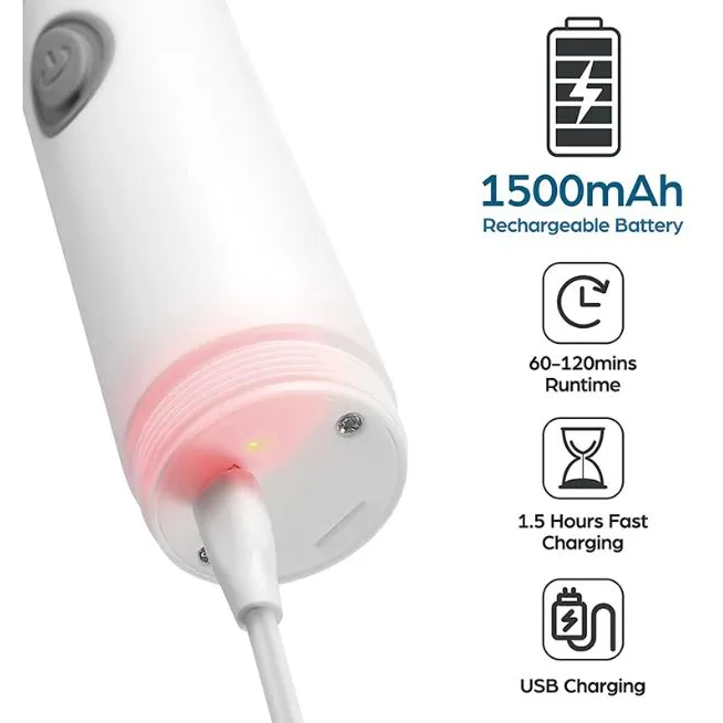Electric Cleaning Brush With 3 Brush Heads