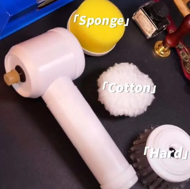 Electric Cleaning Brush With 3 Brush Heads