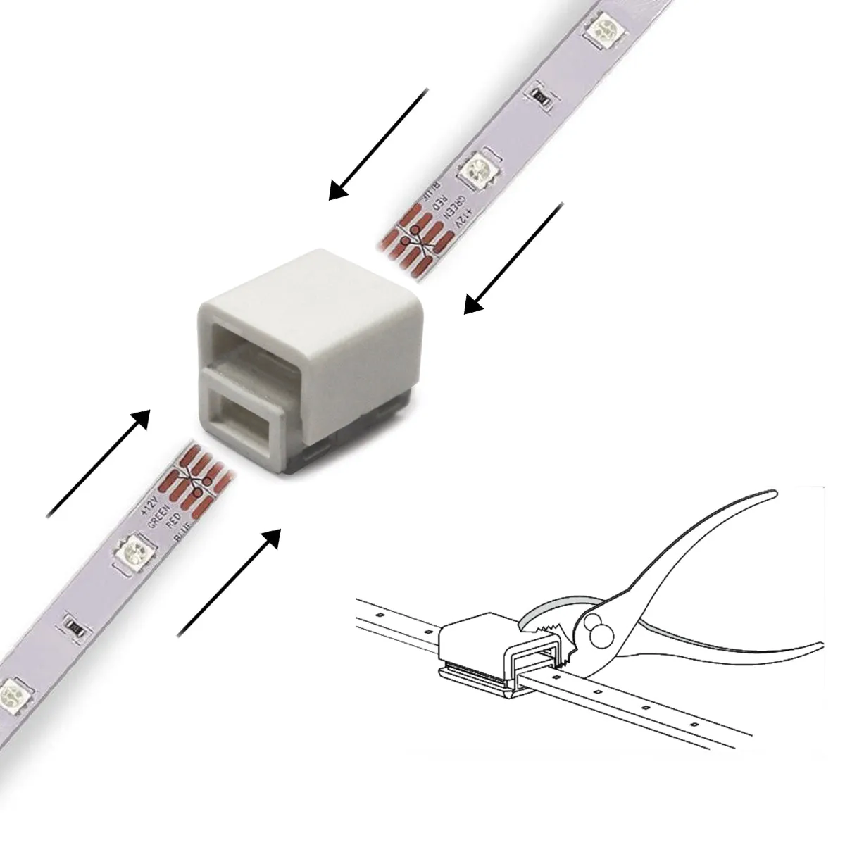 ELED0003 LED Strip Light Linear Connector