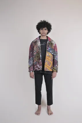 Embroidered Patchwork Jacket