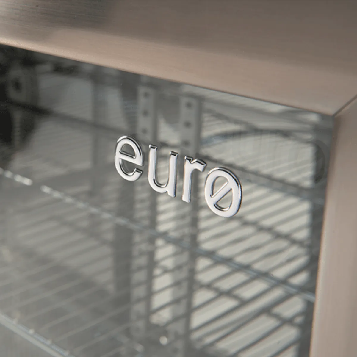 Euro 208 Litre Stainless Double Doors Beverage Cooler - EA900WFSX2