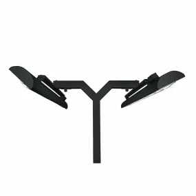 Eurofase Black 39-inch 8-foot  Pole Mount With Double Crossbar EF3908PMDB