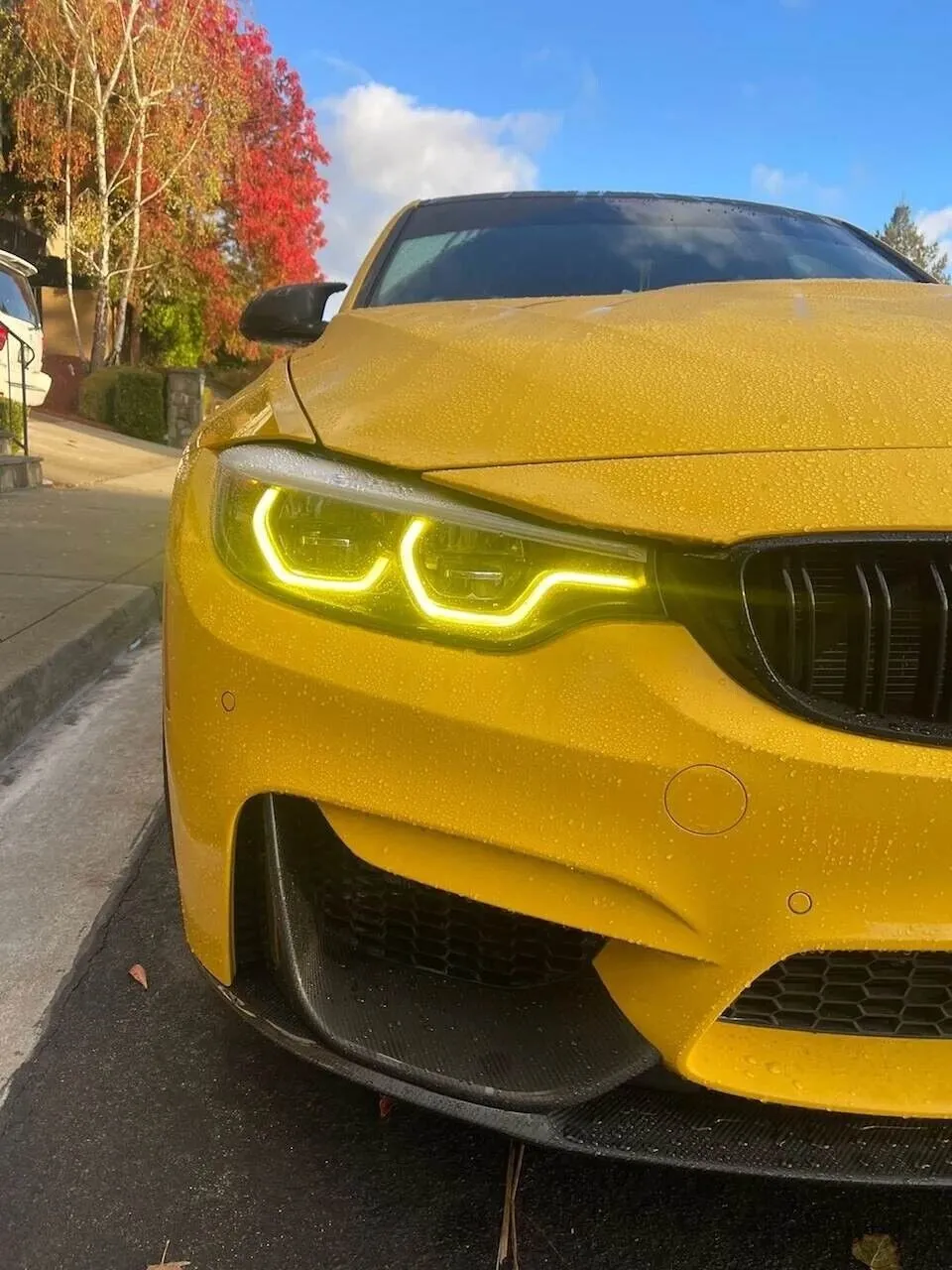 F30 3 Series CSL Yellow Headlight DRL Module Upgrade (2016 - 2018 LCI LED Only)