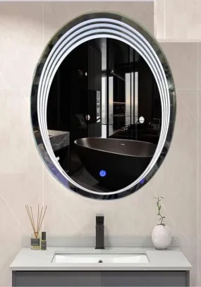 Fabels Anti-Fog Defogger LED Light Mirror: Ideal for Wall, Vanity, Bathrooms, Wash Basin, Travel, Dressing Room - Available in 1824, 2424 Sizes with Defogger Option for 18 * 24 Inch Size (24 * 36)