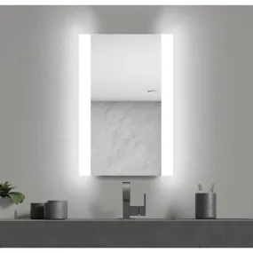 Fabels Multi-Functional LED Light Mirror: Versatile Usage for Wall, Vanity, Bathrooms, Wash Basin, Travel, Dressing Room - Sizes: 1824, 2424 - Defogger Option for 18 * 24 Inch Size (24 x 36 Inches)