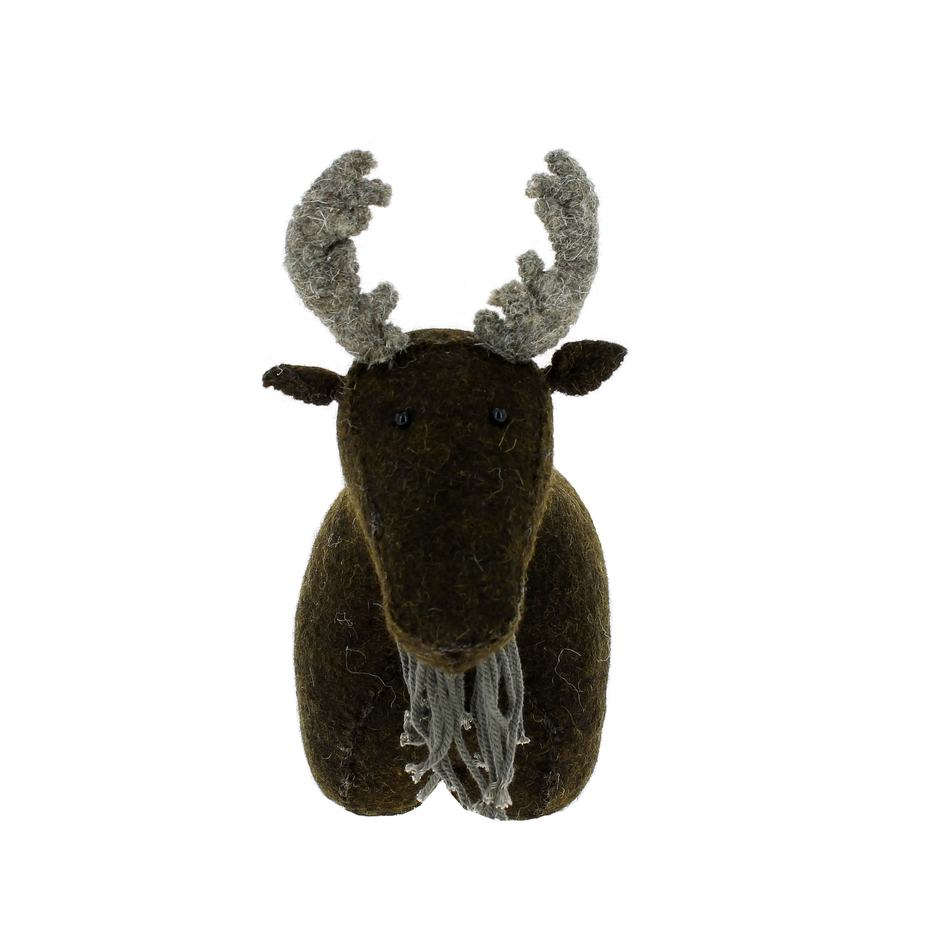 Fiona Walker England Felt Moose Bookend