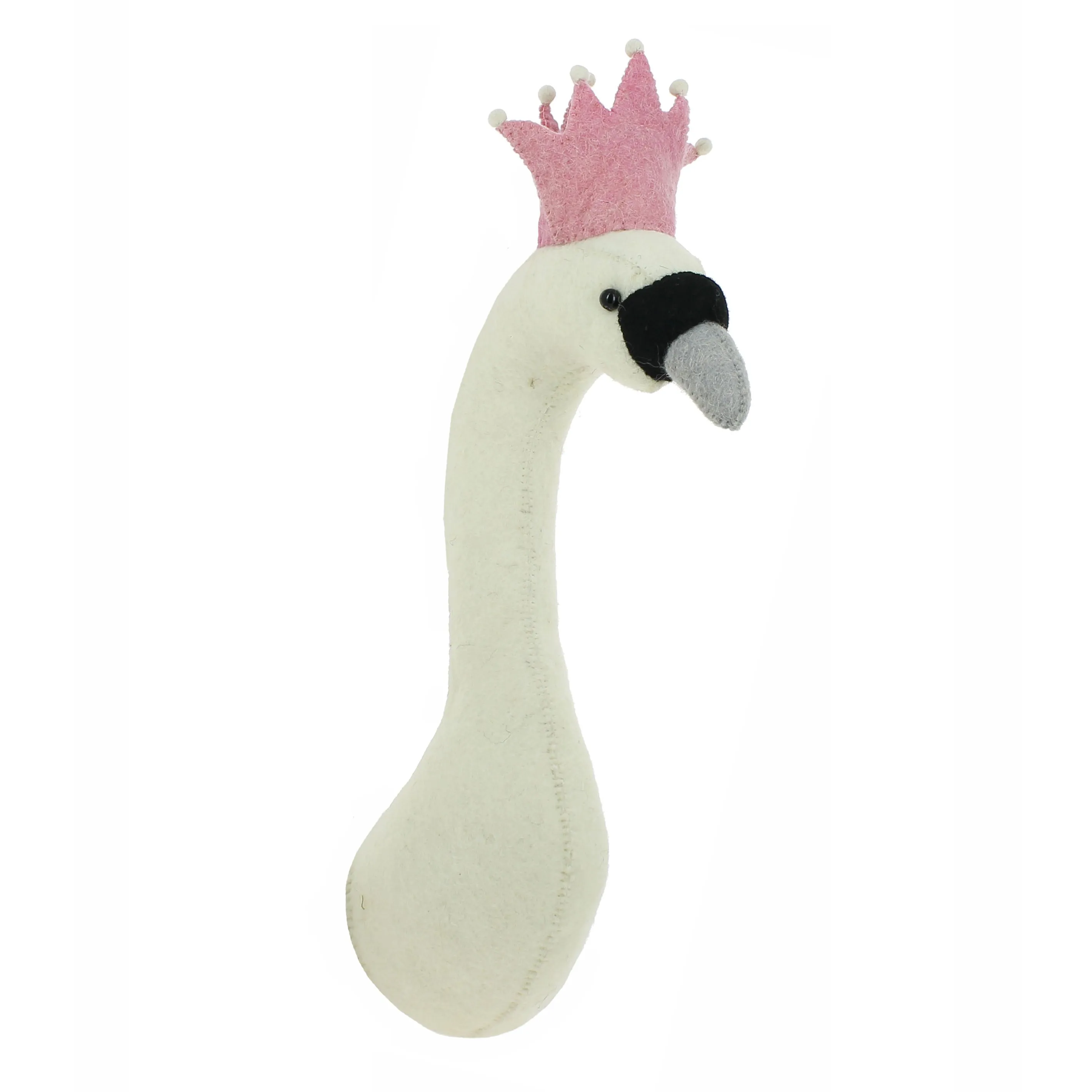 Fiona Walker England Swan Head with Crown Mini