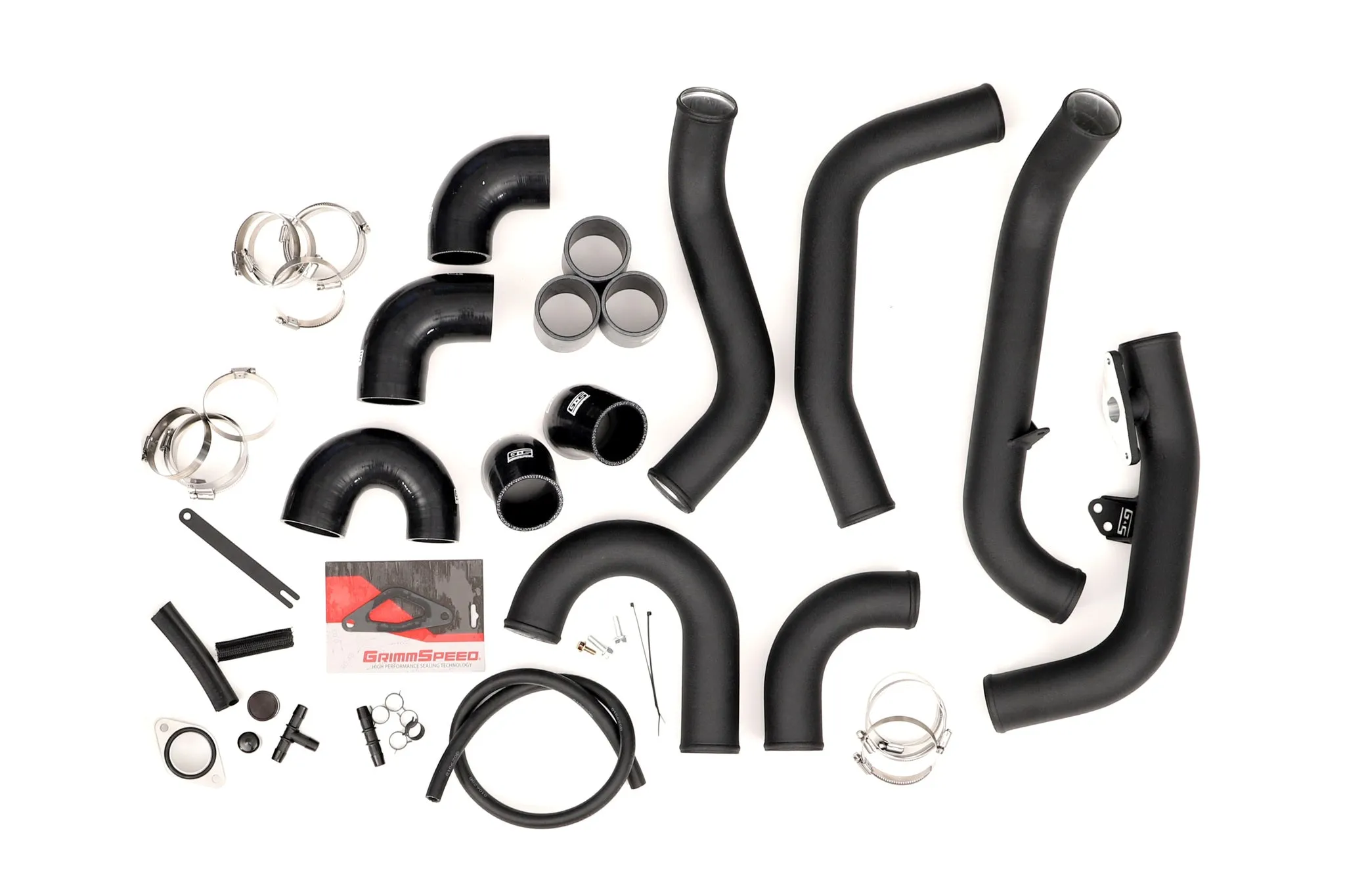 Front Mount Intercooler Kit [Inc. Red Piping] - Subaru 15-21 STI