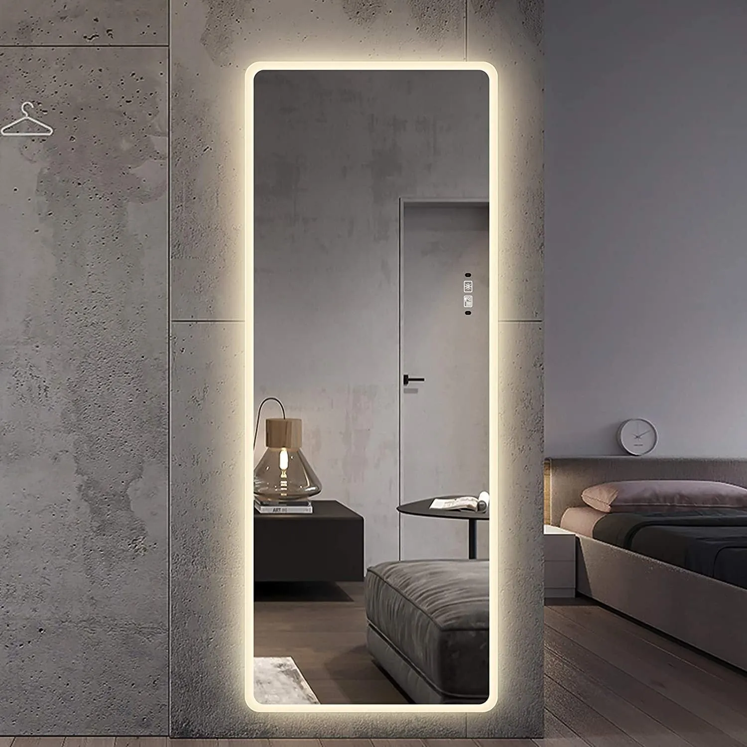Full Length Backlit Mirror Lighted Vanity Body Induction Mirror