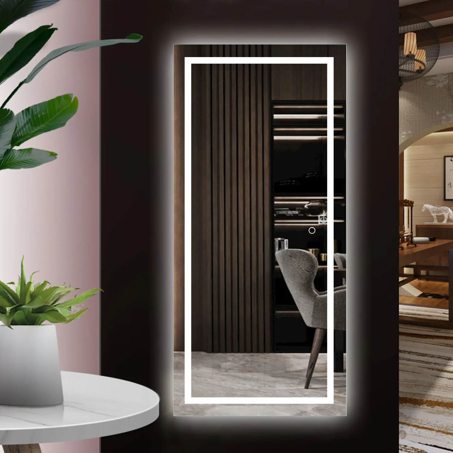 Full Length LED Illuminated Bathroom Vanity Mirror