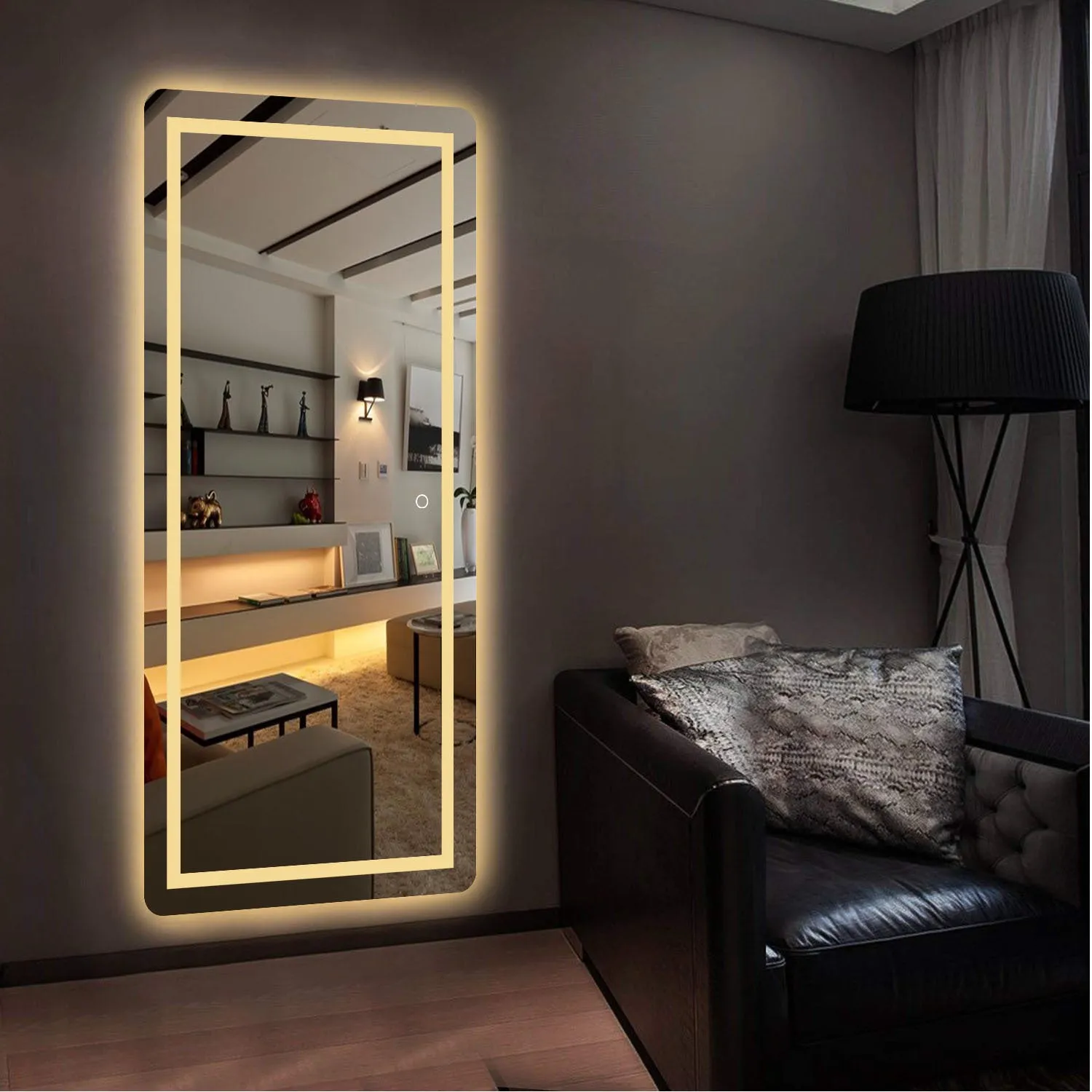 Full Length LED Illuminated Bathroom Vanity Mirror