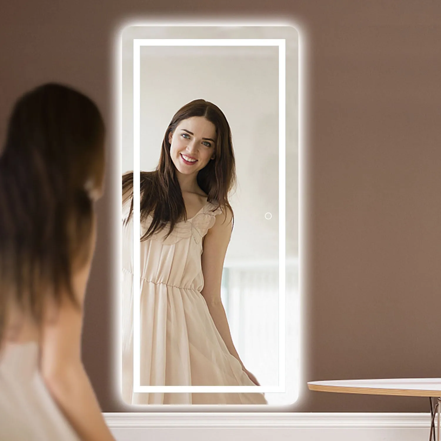 Full Length LED Illuminated Bathroom Vanity Mirror