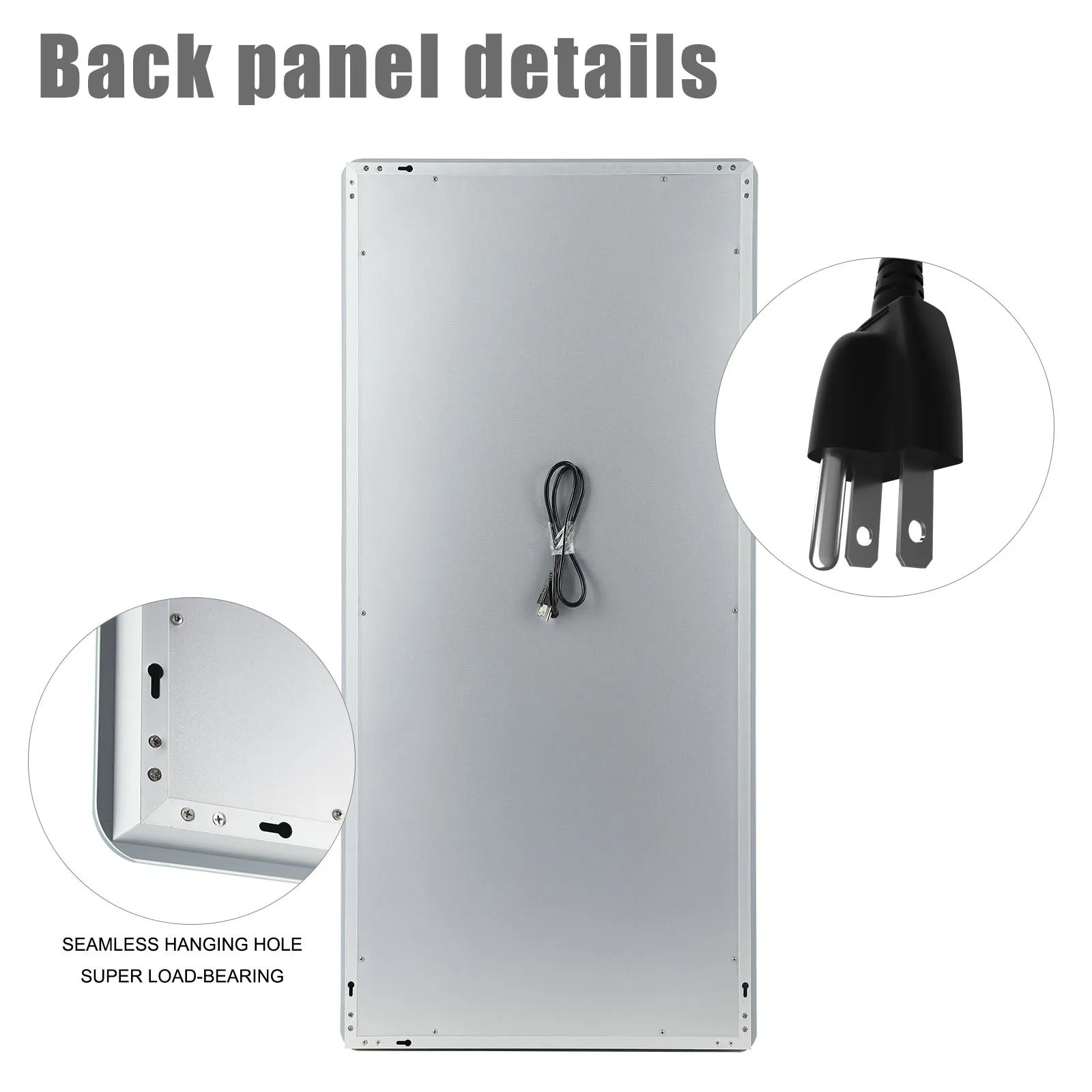 Full Length LED Illuminated Bathroom Vanity Mirror