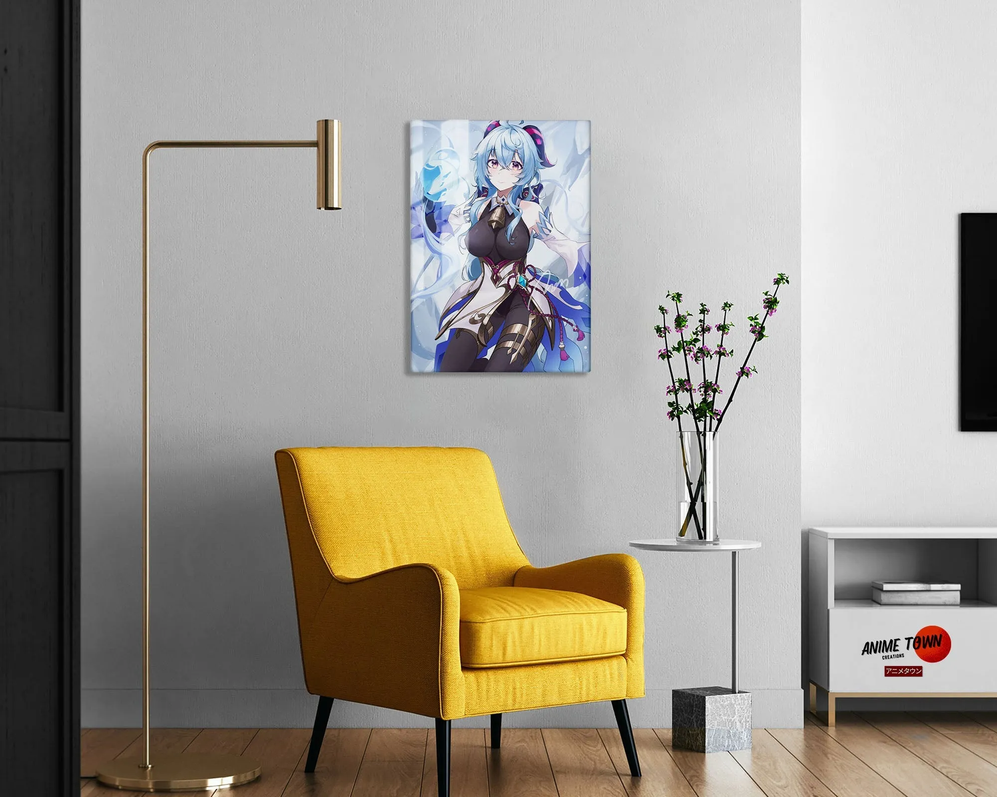 Genshin Impact Ganyu Metal Poster
