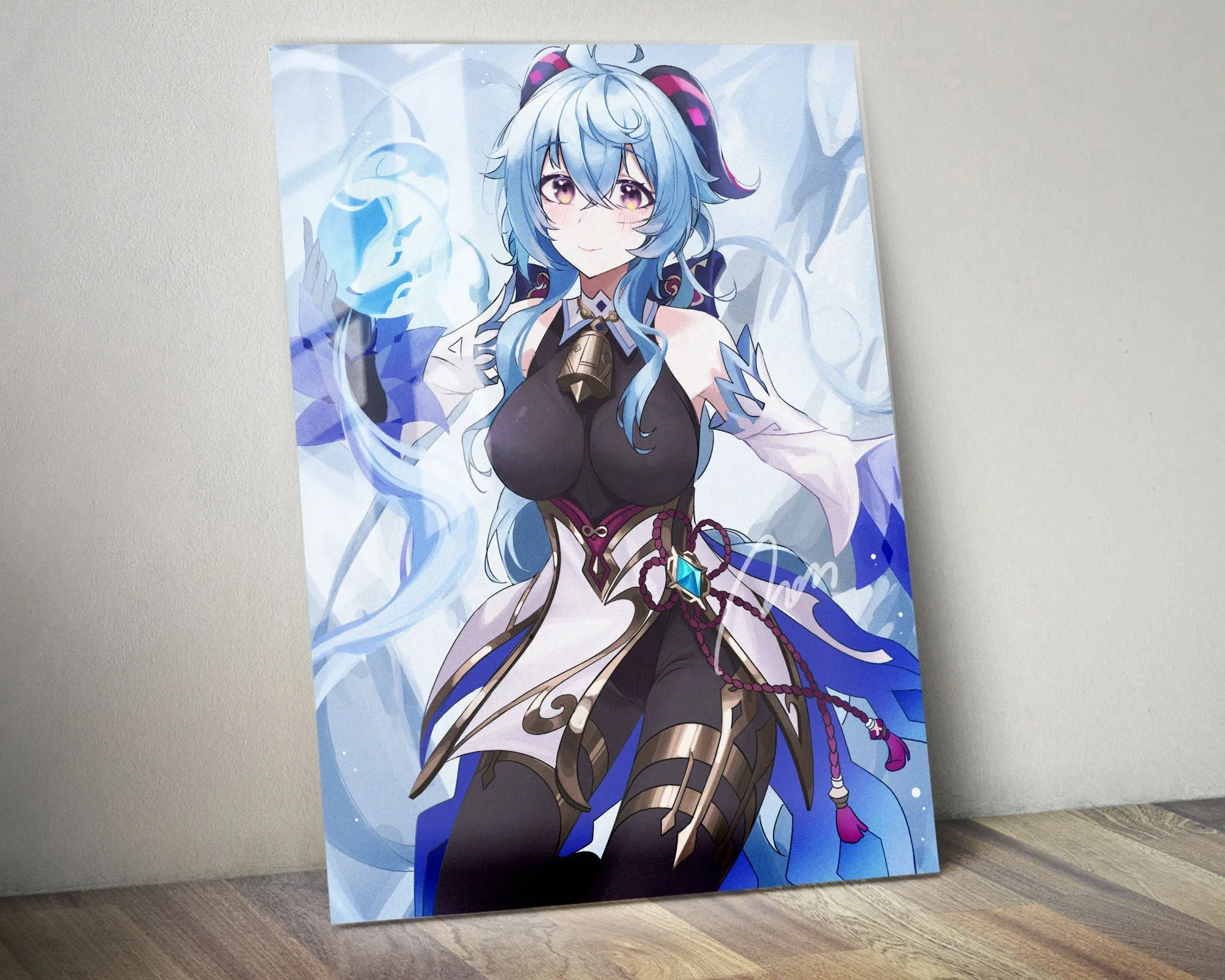 Genshin Impact Ganyu Metal Poster