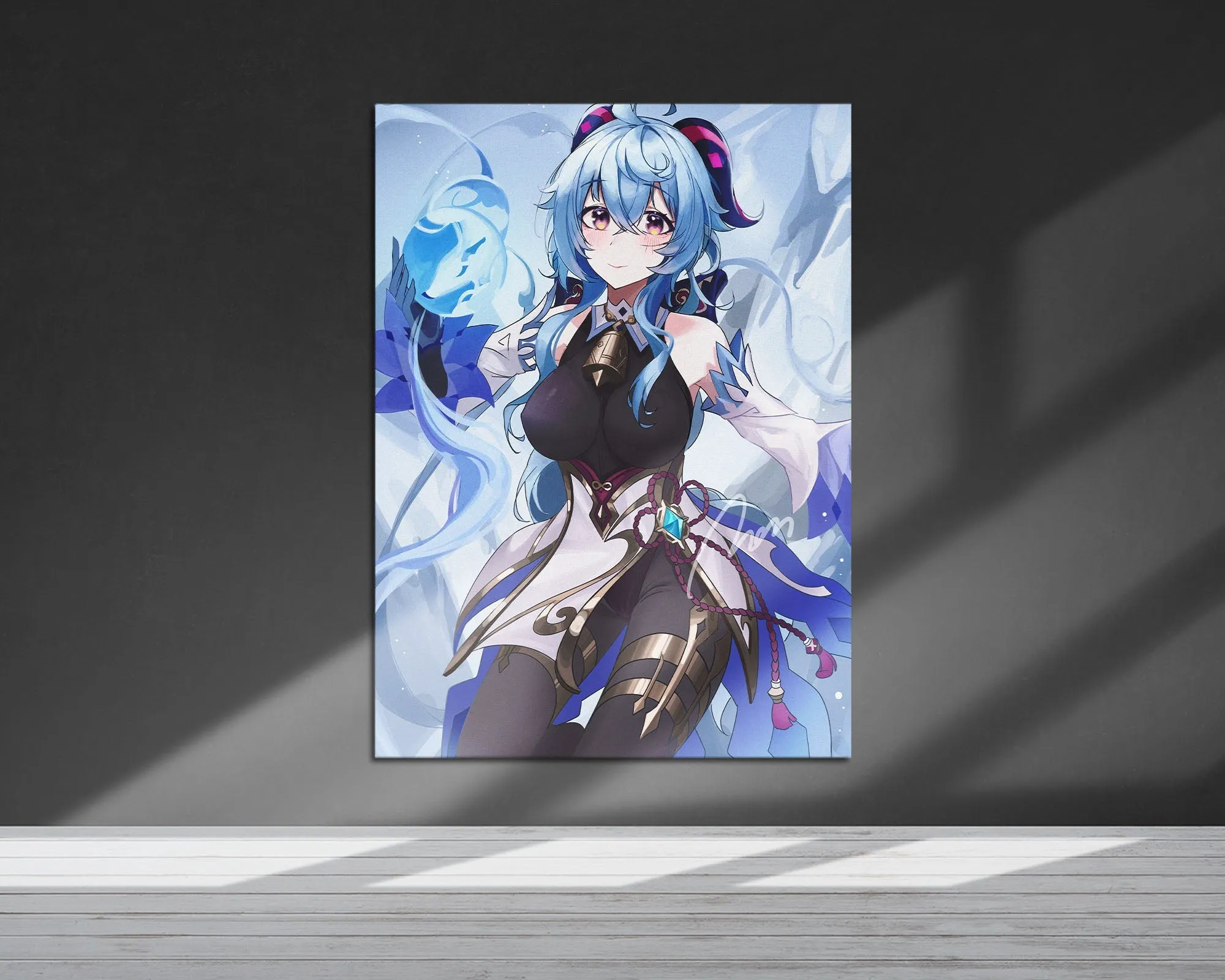 Genshin Impact Ganyu Metal Poster