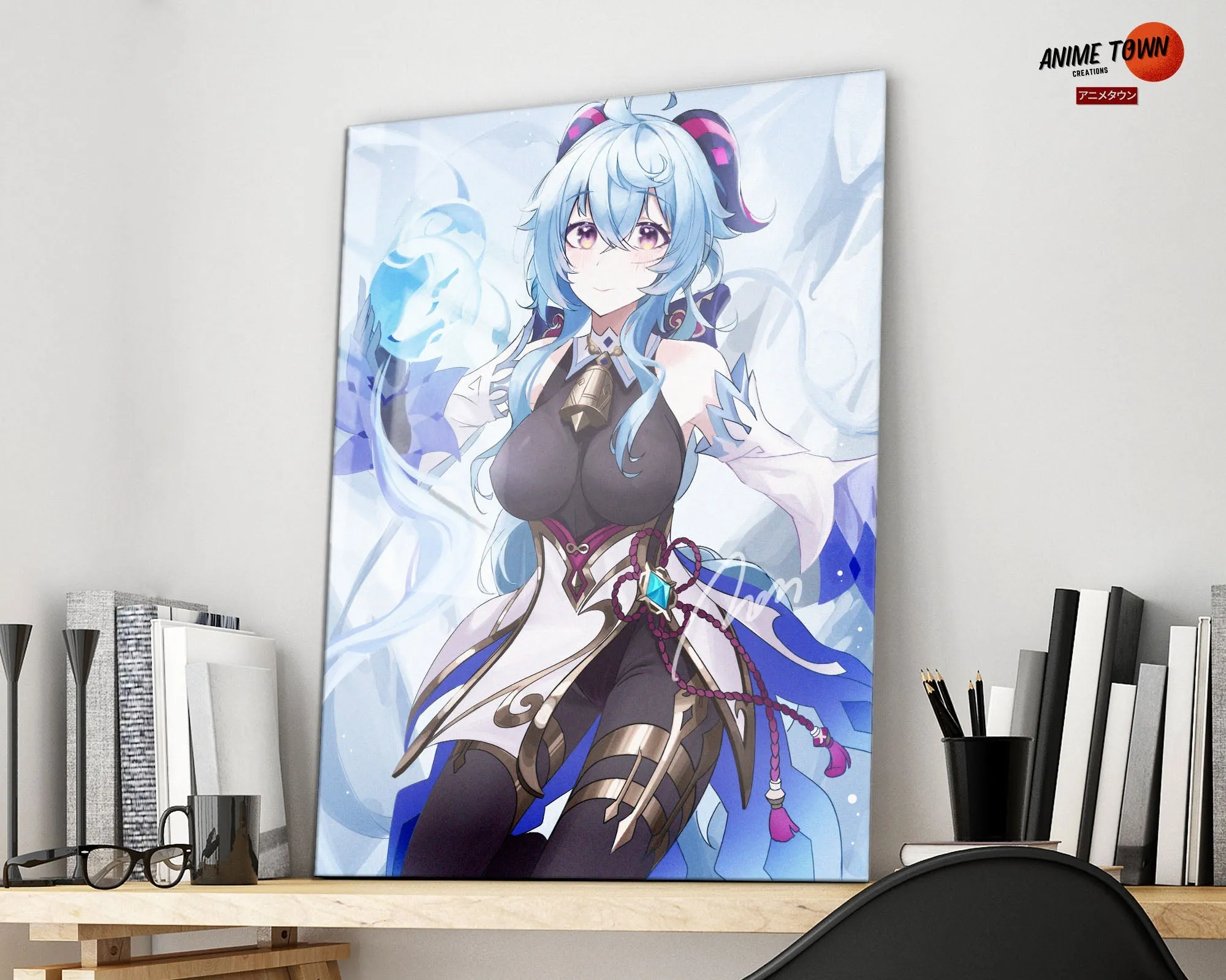 Genshin Impact Ganyu Metal Poster