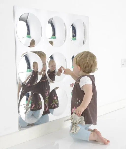Giant Mirror with 9 Dome Sensory Bubbles