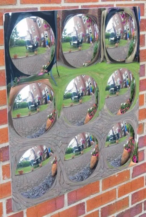 Giant Mirror with 9 Dome Sensory Bubbles