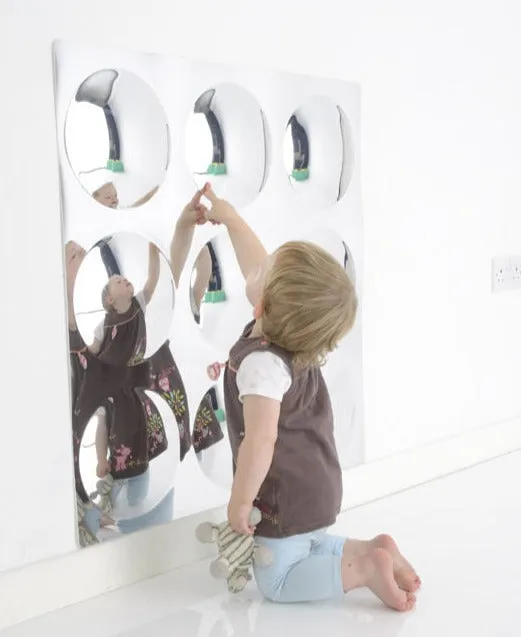 Giant Mirror with 9 Dome Sensory Bubbles