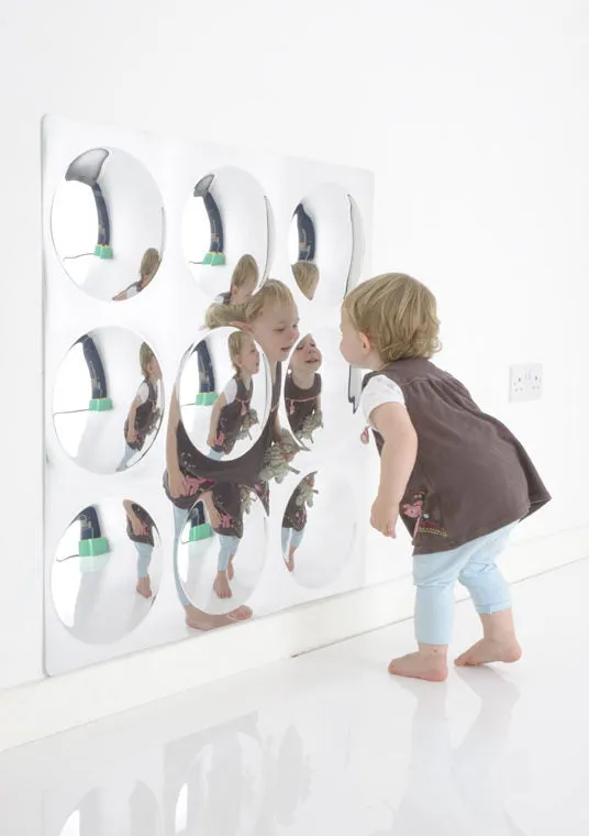 Giant Mirror with 9 Dome Sensory Bubbles