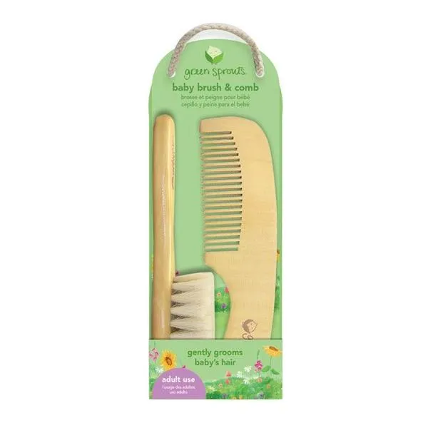 Green Sprouts Brush and Comb Set
