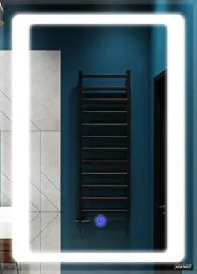 HIMANS 805 Wall Mounted Glass Led Wall Mirror with Touch Sensor 12x18
