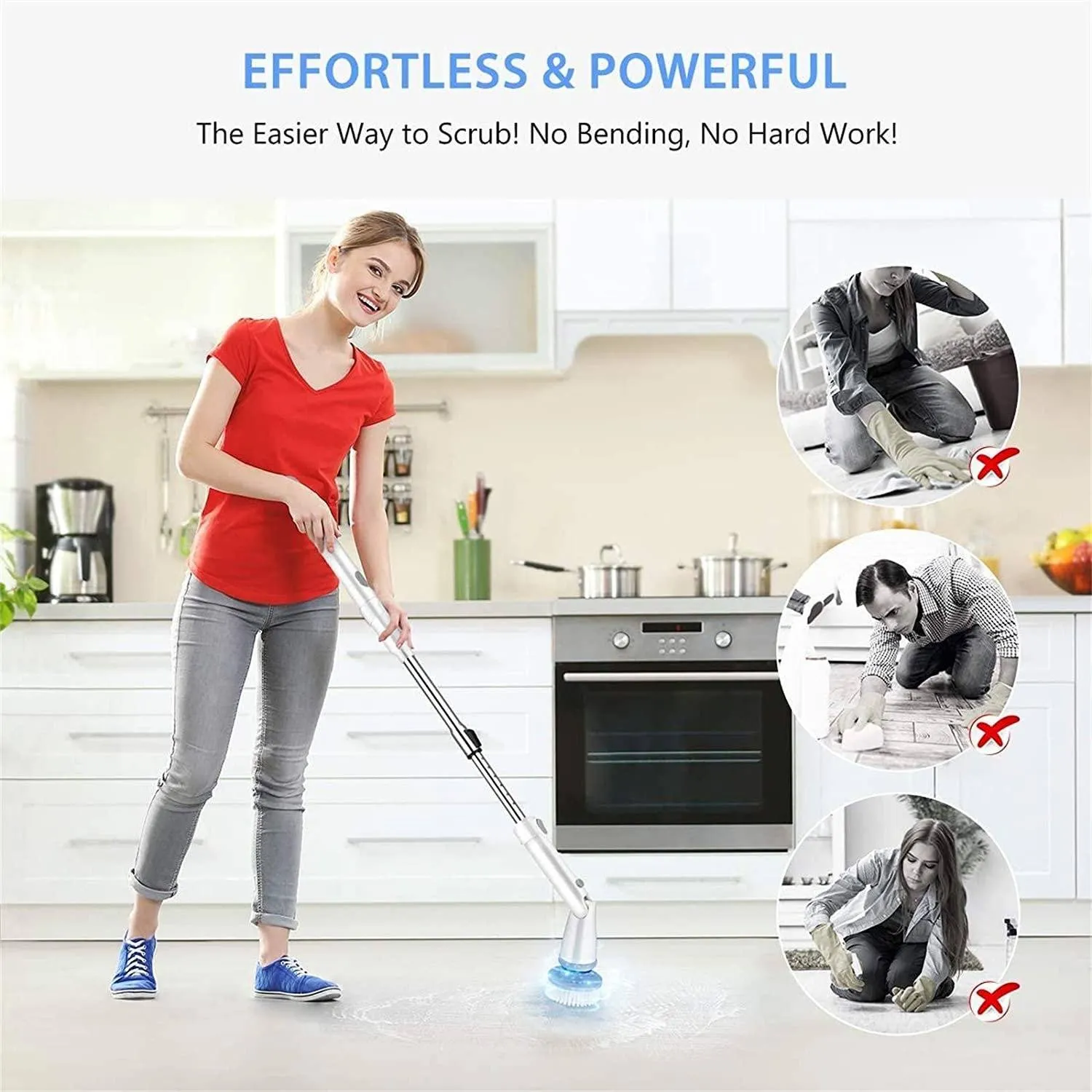 Homitt Electric Spin Scrubber Brush