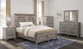Hyde Park Dark 5 Piece King Panel Bedroom